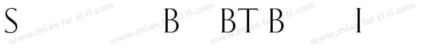 Schneidler Blk BT Black Italic字体转换
